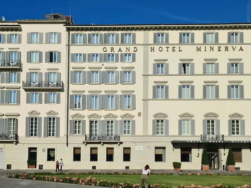 Grand Hotel Minerva in Florence, gevel aan Piazza Santa Maria Novella
