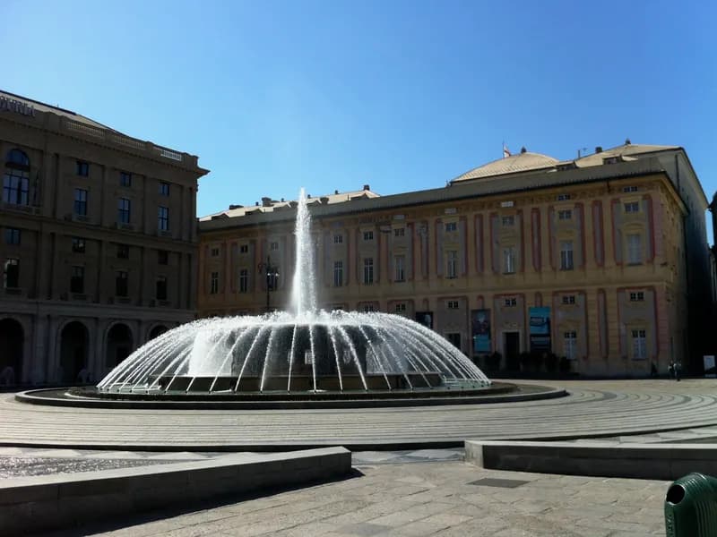 Piazza De Ferrari in Genua, vlakbij Meliá Genova