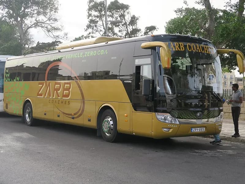 Openbaar vervoer op Malta – Tallinja-bus in Valletta