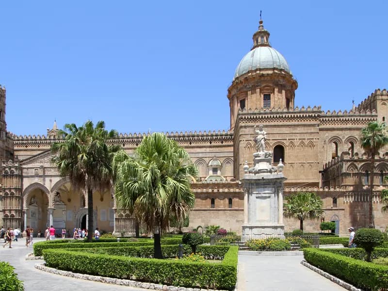 De kathedraal van Palermo, voorbeeld van Arabisch-Normandische bouwkunst