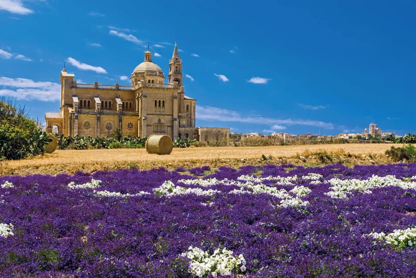 De basiliek van Ta'Pinu op Gozo