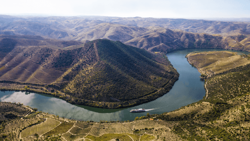 Douro-vallei ontdekken, M/S Queen Isabel vaart tussen de wijnterrassen