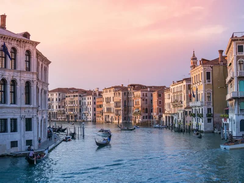 Canal Grande bij de Rialtobrug, Venetië