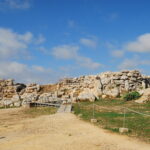 De prehistorische tempels van Ġgantija in Xagħra, Gozo, vlakbij het Cornucopia Hotel