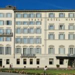 Grand Hotel Minerva in Florence, gevel aan Piazza Santa Maria Novella